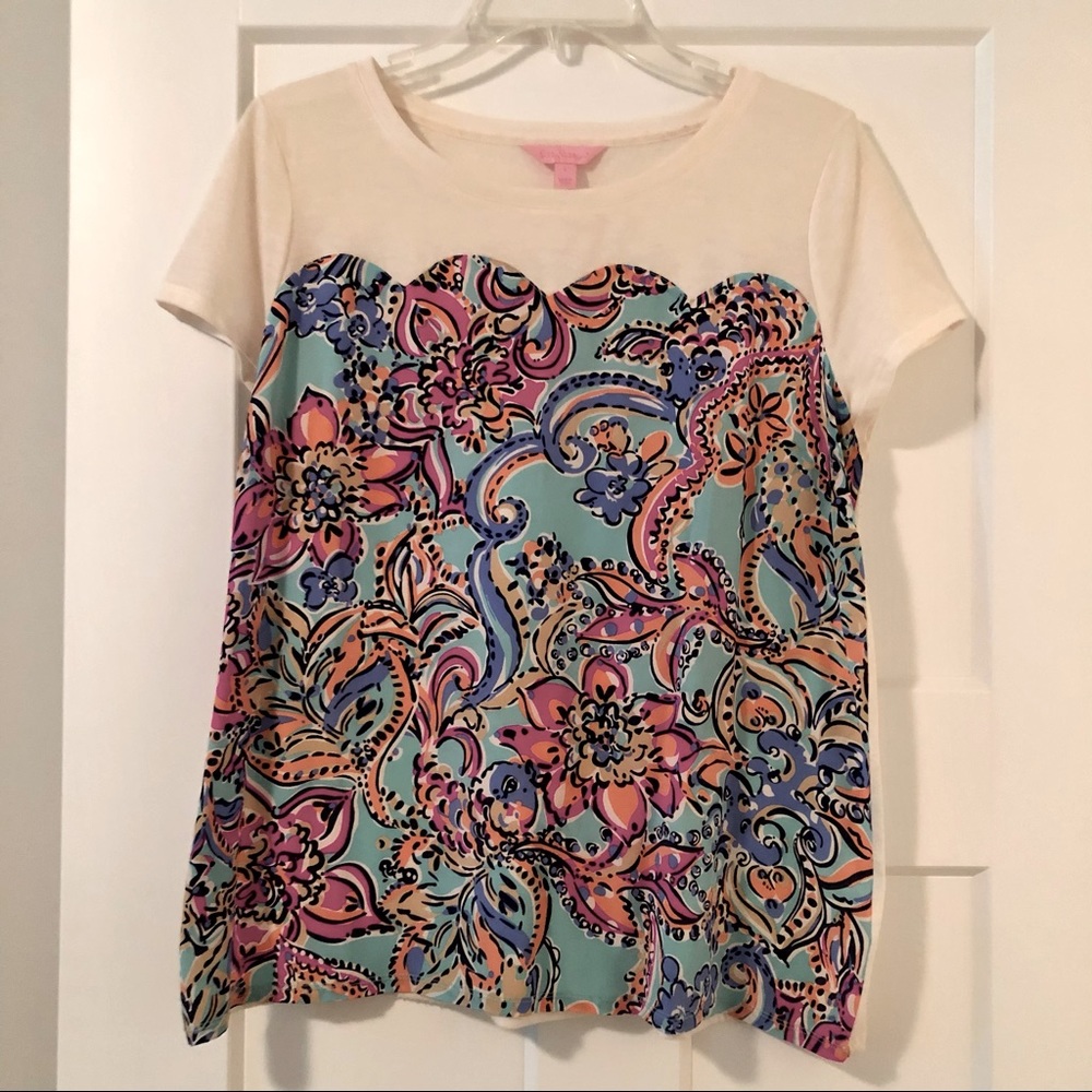Lilly Pulitzer Silk T-shirt